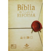 Bíblia de Estudo da Reforma - SBB (ARA) - Grande Capa Luxo Nobre