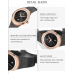 Relógio NAVEFORCE Modelo 5004 Rose Gold & Preto - Pulseira de Metal - Alta qualidade – Relógio Feminino Luxo - Original