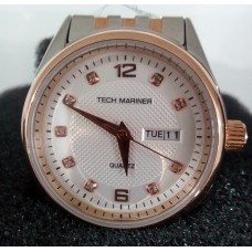 Relógio TECH MARINER Modelo 1052M Aço e Dourado - Pulseira de Aço - Alta qualidade – Relógio Feminino Luxo - Original