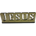 Jesus - Palavra em MDF (mural vazado) - cores diversas