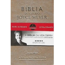 Biblia de Estudo Joyce Meyer - Média Luxo - Letra Grande