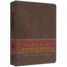 Bíblia de Estudo Cronológica Aplicação Pessoal - Grande Luxo