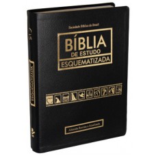 Biblia de Estudo Esquematizada - grande preta ( RA 087 EESQ )