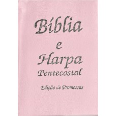Biblia Sagrada Edição Promessas- letra pequena com índice e harpa