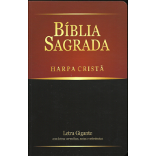 Biblia com Harpa capa flexível / Letra Gigante - ARC06HLGILV