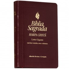 Biblia com harpa Letra Gigante PJV (ARC 065 HLGILV) - Média Flexível