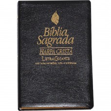 Biblia com harpa Letra Gigante PJV (ARC 067 HLGILV) - Média Capa Bonded