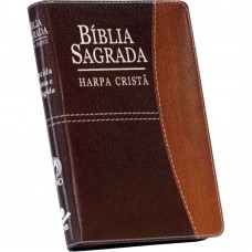 Biblia com harpa Letra Grande (ARC065HLGZ) - Média Covertex com Zíper