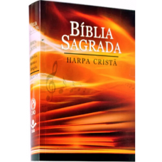 Biblia com Harpa referências / Letra Grande - ARC06HLG Entardecer