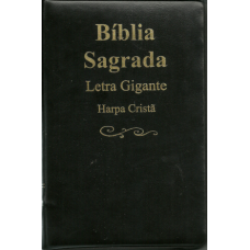 Biblia com harpa/corinhos índice média (edição promessas) Letra Gigante - Zíper