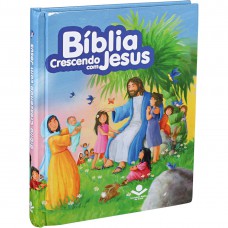 Bíblia Crescendo com Jesus ( TNL50BPCJ) - Azul ou Rosa
