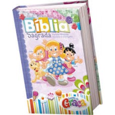 Biblia Sagrada - Turminha da Graça para meninas ( capa flexível ) RA