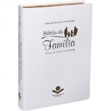 Biblia de Estudo da Familia - capa bonded branca (RA067BFW) média