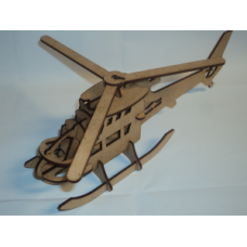 Helicóptero Apache - Puzzle 3D (Quebra-cabeça)