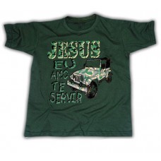 Camiseta - Jipe (Jesus eu amo te servir)