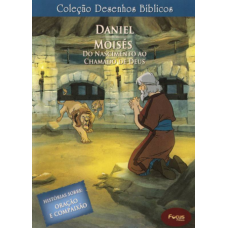 Coleção Desenhos Bíblicos - Daniel e Moisés, do nascimento ao chamado de Deus - DVD Volume 6