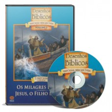 Coleção Desenhos Bíblicos - Os milagres de Jesus e Jesus, o Filho de Deus - DVD Volume 1