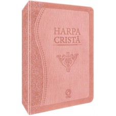 Harpa Cristã (rosa PU Luxo) - Comemorativa 90 anos
