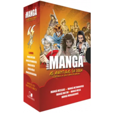Box série Mangá - As aventuras da Bíblia
