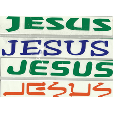 Adesivo Plotter - Jesus ( letras individualizadas )